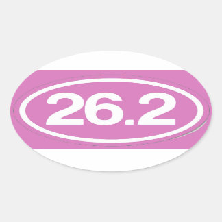 Roze 26.2 Full marathon sticker