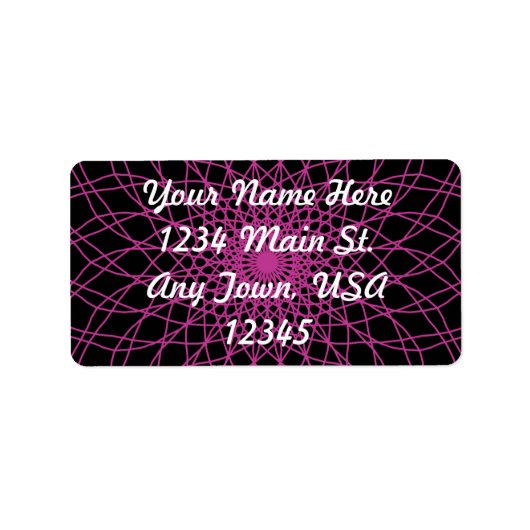 Roze 2 etiket (Voorkant)