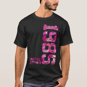Roze 37 jaar 37e verjaardag 1985 t-shirt