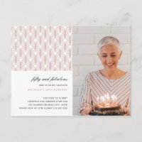 Roze 50 en Fabulous Art Deco Foto 50e verjaardag