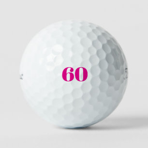 Roze 60e verjaardag generieke Titleist Pro V1 Golfballen