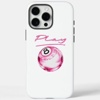 Roze 8 Ball telefoonhoesje – Cute Aesthetic Design iPhone 16 Pro Max Hoesje