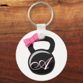 Roze "A" Sleutelhanger (Voorkant)