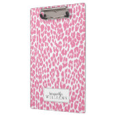 Roze, aangepast luipspatroon klembord (Links)