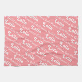 Roze Aangepaste handdoek (Horizontaal)