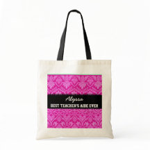 Roze Aangepaste naam beste leraar