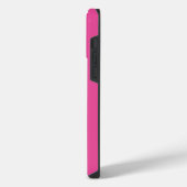 Roze, aangepaste naam van iPhone Case Script Hoesje (Linkerkant)