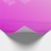 Roze aangepaste tekst van de Verloop die papier ve (Hoek)