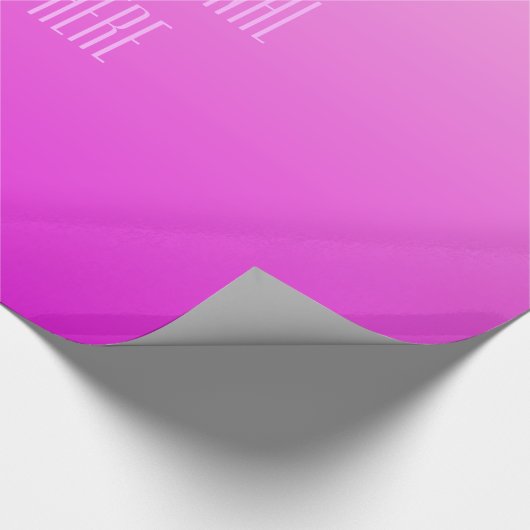 Roze aangepaste tekst van de Verloop die papier ve (Hoek)