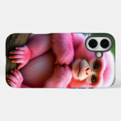Roze aap telefoonhoesje Case-Mate iPhone case (Achterkant (horizontaal))