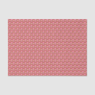 Roze aardbei Fraisier Cake French Pastry Chef Tissuepapier