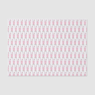 Roze aardbei Ice Cream Shake Milkshake Dessert Tissuepapier