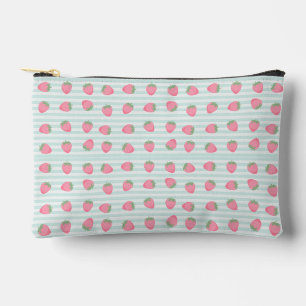 Roze Aardbei Strepen Etui