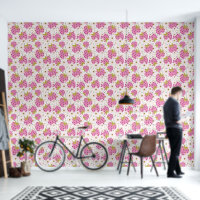 Roze aardbeien