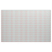 Roze Aardbeien Ice Cone Pattern, Blue Stof (Yard (91,4 cm))