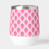 Roze aardbeien, op maat (Achterkant)