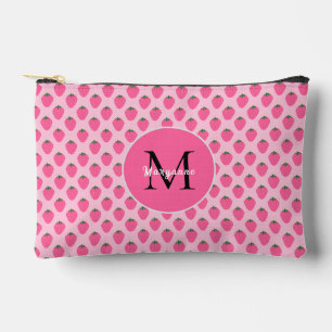 Roze Aardbeien, schattige op maat gemaakte meisjes Etui