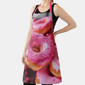 Roze aardbeiendonuts schort (Insitu)