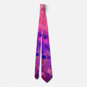 Roze aardbeimozaïekpatroon stropdas (Achterkant)