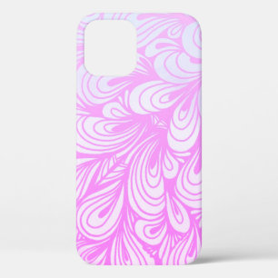  roze abstract  iPhone 12 hoesje