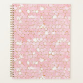 Roze Abstract Chiyogami Planner (Voorkant)