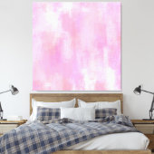 Roze Abstract Digitaal Schilderend Canvas (Insitu (Slaapkamer))
