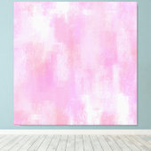 Roze Abstract Digitaal Schilderend Canvas (Insitu (Houten vloer))