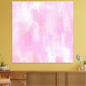 Roze Abstract Digitaal Schilderend Canvas Afdruk (Insitu (Woonkamer))