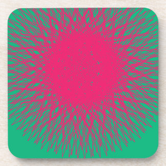 roze abstract drankjes onderzetter