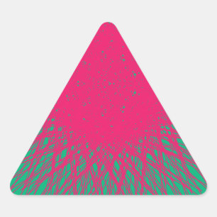 roze abstract driehoek sticker