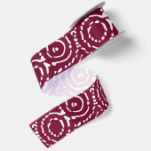 roze Abstract geometrisch Lint (Achterkant)
