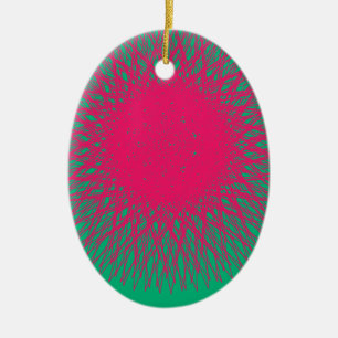 roze abstract keramisch ornament