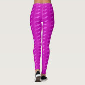 Roze Abstract Leggings (Achterkant)