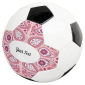 roze Abstract met druppelpannen Voetbal (Drie kwart)