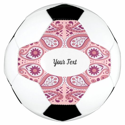 roze Abstract met druppelpannen Voetbal (Voorkant)