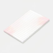 Roze Abstract Ontwerp 3M Post-it® Notities Notes (Schuin)