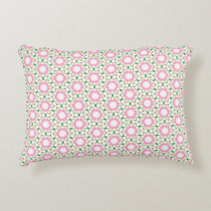 Roze Abstract patroonpatroon voor de Floral Accent Kussen