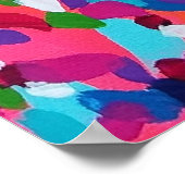 Roze Abstract Poster (Hoek)