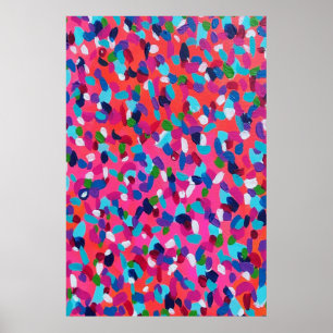 Roze Abstract Poster