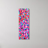 Roze Abstract schilderij Canvas Afdruk (Voorkant)