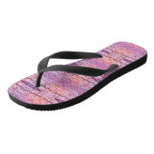 Roze Abstract Teenslippers (Schuin)