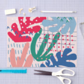 Roze Abstract weefselpapier Tissuepapier (Craft)