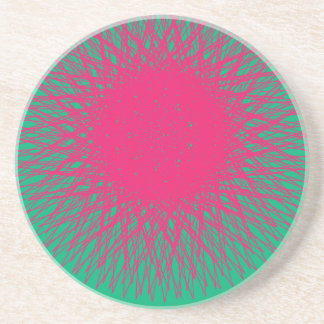 roze abstract zandsteen onderzetter