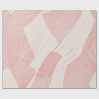 Roze Abstracte Batik Cadeaupapier