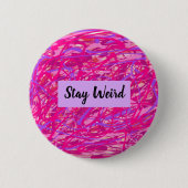 Roze Abstracte Button (Voorkant)