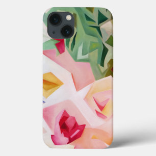 Roze Abstracte Floral iPhone 6 Hoesje
