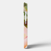 Roze Abstracte Floral iPhone 6 Hoesje (Achterkant / Links)