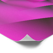 Roze Abstracte kunst Poster (Hoek)
