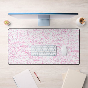 Roze Abstracte Office Map Mappen Set Bureaumat