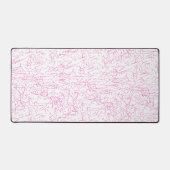 Roze Abstracte Office Map Mappen Set Bureaumat (Voorkant)
